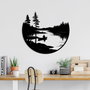 Wallity Accesorio Decorativo de Pared de Metal Negro